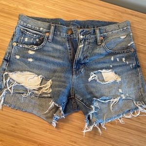 Denim & Supply relaxed cut off shorts